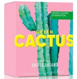 Benetton United Dreams Green Cactus EDT For Her -Tienda De Perfumes 8433982024092 2 1d21